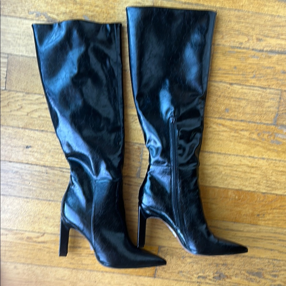 ASOS Elegant Black Knee-High Women's Boots